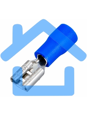 Клемма плоская изолированная гнездо 5.6 мм 1.5-2.5 мм² (РПи-м 2.5-(4.8)/РПИм 2-5) Rexant