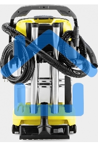 Строительный пылесос Karcher WD 6 P S V-30/6/22/T желтый, 1300 Вт, уборка сухая/сбор воды, пылесборник мешок/контейнер, 30 л