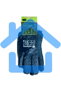 Перчатки трикотажные с обливом из бутадиен-нитрильного каучука, манжет, M Сибртех