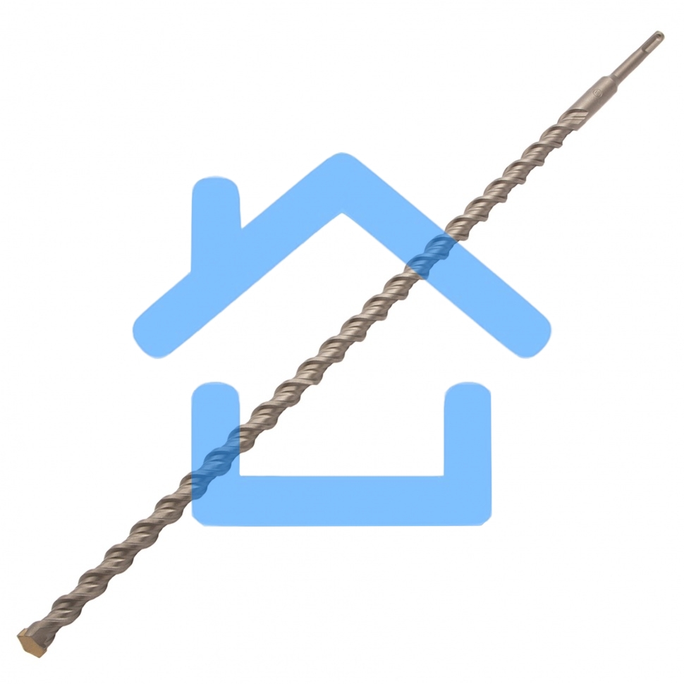 Бур по бетону, двойная спираль, Cobalt W-tip, 18x600 мм, SDS PLUS Denzel