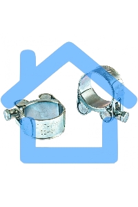 Хомуты металлические, силовые 32-35 мм, ширина 20 мм, шарнирные, W1, 2 шт. Сибртех