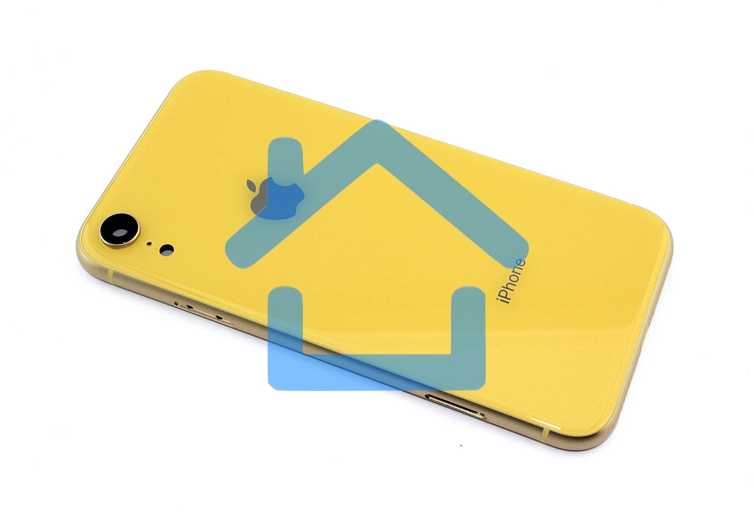 Задняя крышка (корпус) в сборе с рамкой для Apple iPhone XR yellow