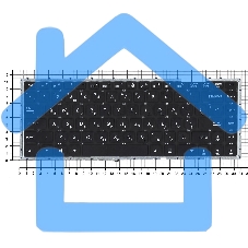 Клавиатура для ноутбука Asus X442 X442UA черная