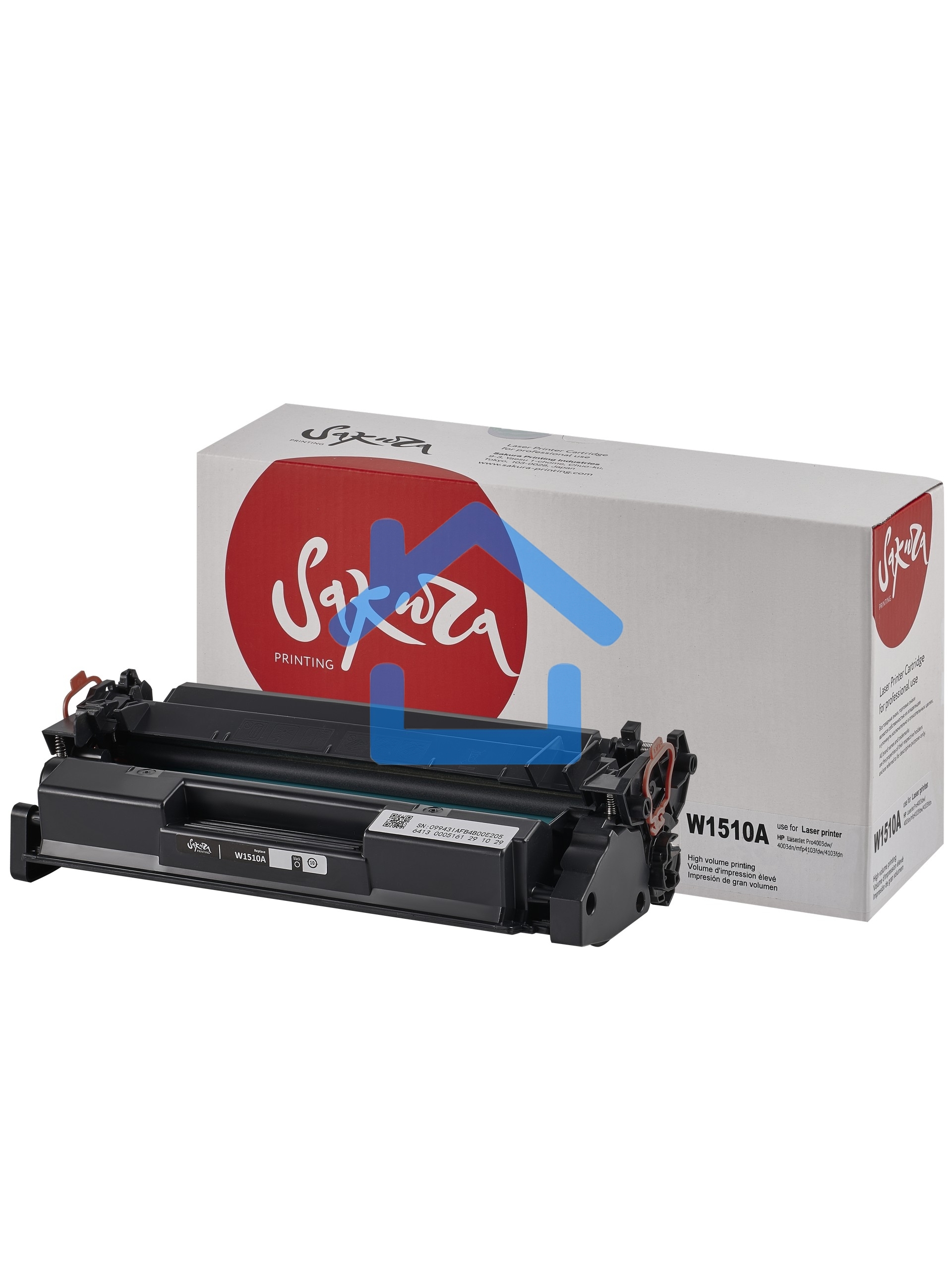 Картридж лазерный Sakura W1510A для HP 4003dw/4003dn/4103fdw/4103fdn, черный, 3050 к.