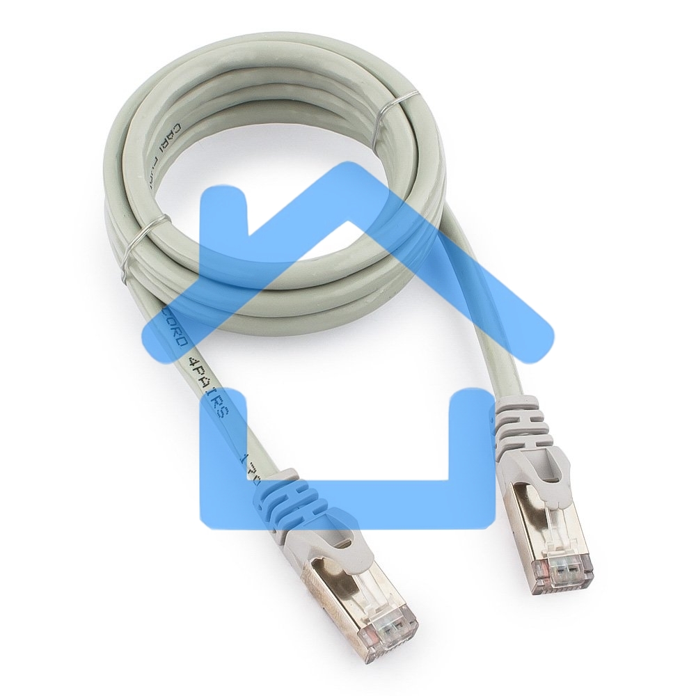 Патч-корд FTP Cablexpert кат.6, 1.5м, литой, многожильный (серый)