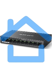 Настольный коммутатор Mercusys MS110P с 10 портами 10/100 Мбит/с (8 портов PoE+)