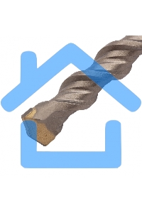 Бур по бетону Denzel двойная спираль, Cobalt W-tip, 18x600 мм, SDS PLUS