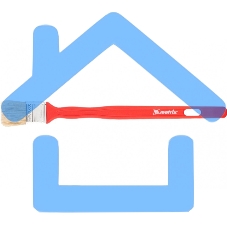 Кисть радиаторная Matrix для эмалей, 35х10 мм, натуральная щетина, пластиковая рукоятка 83357