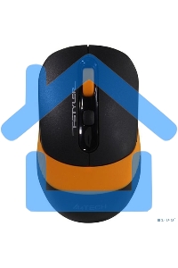 Мышь беспроводная A4Tech Fstyler FG10 черный/оранжевый, 2000 dpi, радиоканал, USB, кнопки - 4