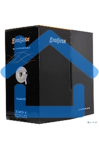 Кабель ExeGate UTP 4 пары кат.6 медь, 23AWG, бухта 305м, серый PVC