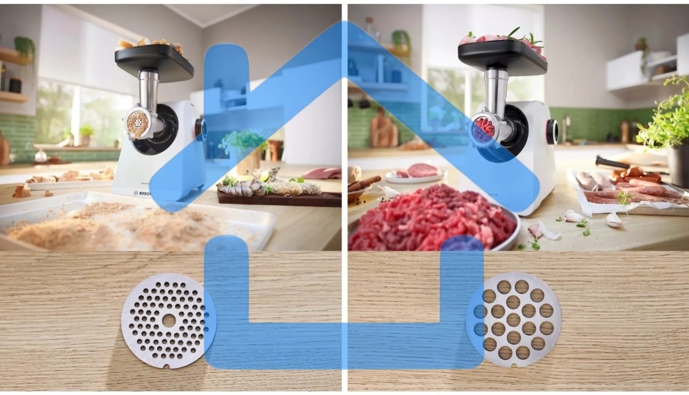 Мясорубка электрическая Bosch MFWS420W, 1900W, белый