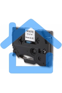 Картридж ленточный Cactus CS-TZ221 9 мм, 8 м, черный шрифт, белый фон, для BROTHER 1010/1280/1280VP/2700VP