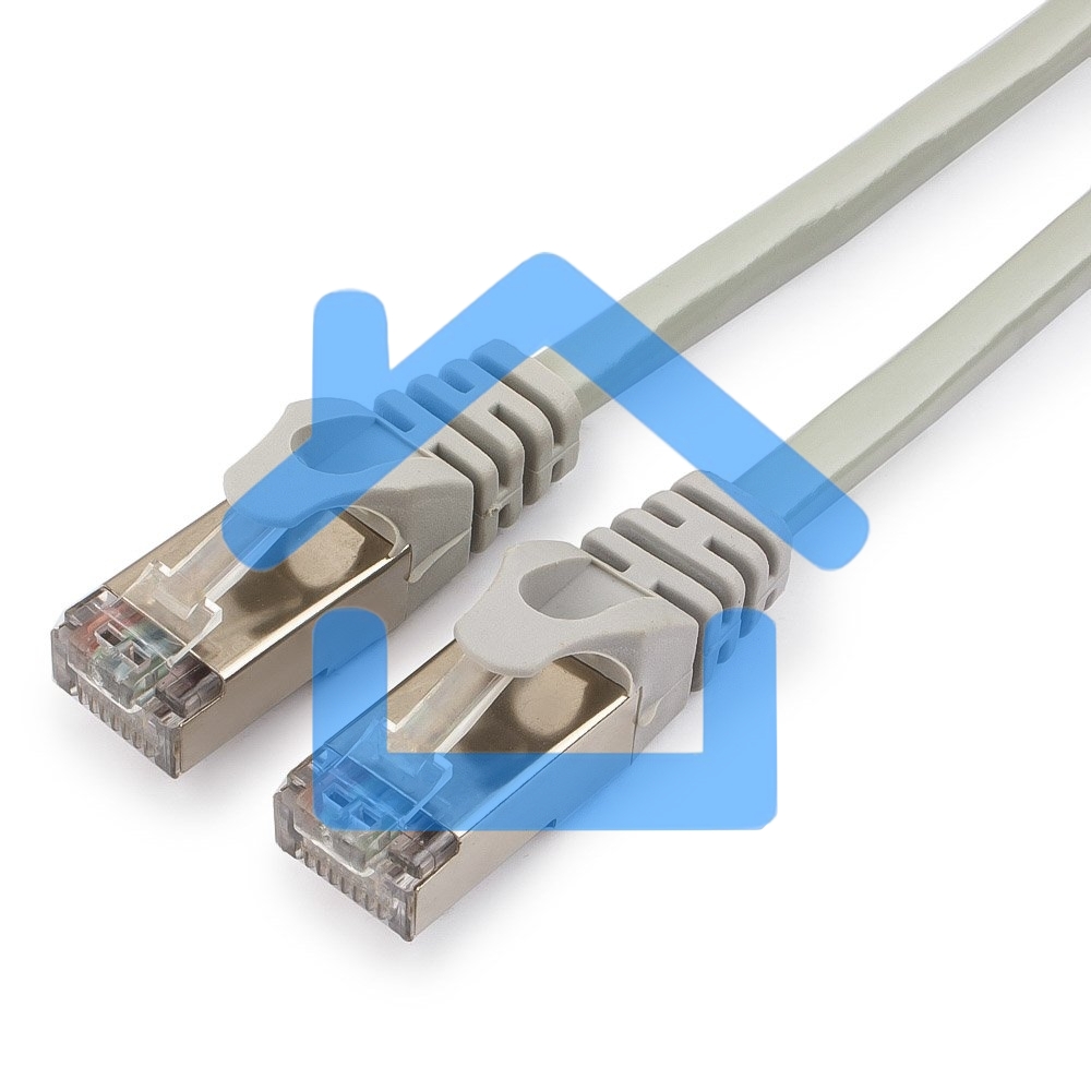 Патч-корд FTP Cablexpert кат.6, 1.5м, литой, многожильный (серый)