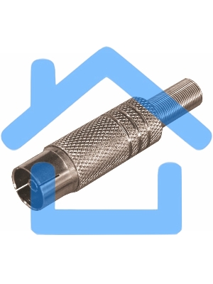 Разъем гнездо TV никель c пружиной PROCONNECT