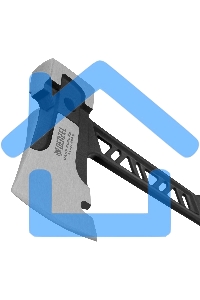 Топор цельнокованый Denzel 600 г, двухкомпонентная обрезиненная рукоятка