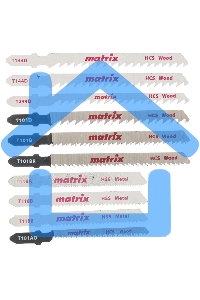 Набор полотен Matrix для электролобзика универсальный, 10 шт, T-SET1001