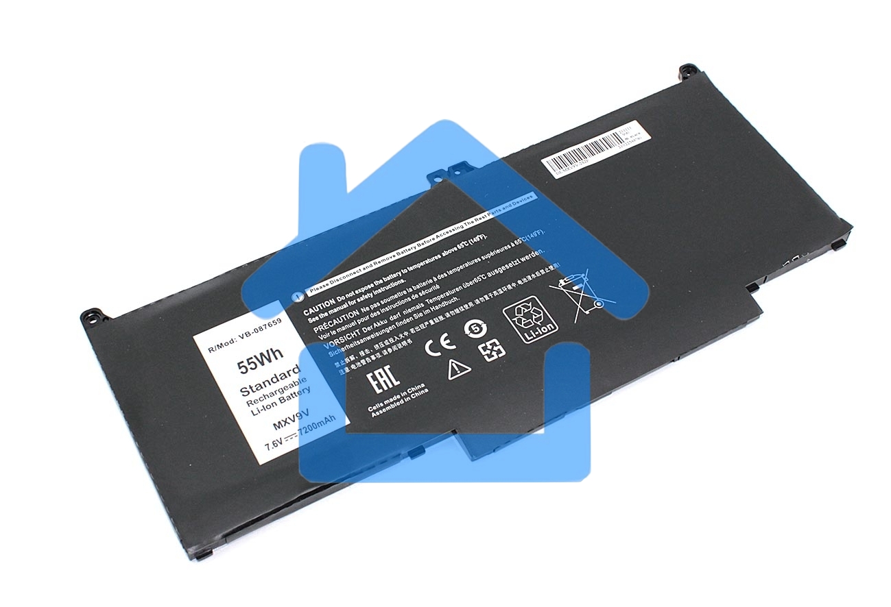 Аккумуляторная батарея для ноутбука Dell Latitude 13 5300 7.6V 7200mAh OEM