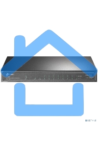 Коммутатор TP-Link TL-SG1210P 10-портовый гигабитный настольный с 8 портами PoE+ SMB