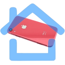 Задняя крышка (корпус) в сборе с рамкой для Apple iPhone XR red
