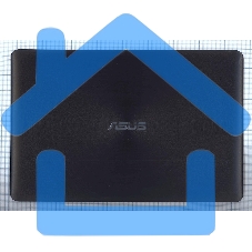 Крышка для Asus Zenbook UX550VE с тачскрином черная