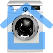 Стиральная машина LG F1096TD3 белая, загрузка фронтальная 8кг, 1000 об/мин., класс: A