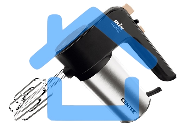 Миксер Centek CT-1123 Beige 800Вт, 6 скоростей +турбо, взбивание/замешивание