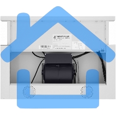 Вытяжка встраиваемая Maunfeld VS Fast 60 белый, 60 см, 850 куб. м/ч, 47 дБ