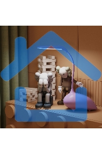 Светильник Gauss Qplus GTL701 (GT7014) настольный LED розовый 6Вт