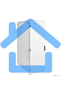 Шкаф телекоммуникационный напольный 42U (800x800) дверь металл (3 места), ШТК-М-42.8.8-3ААА