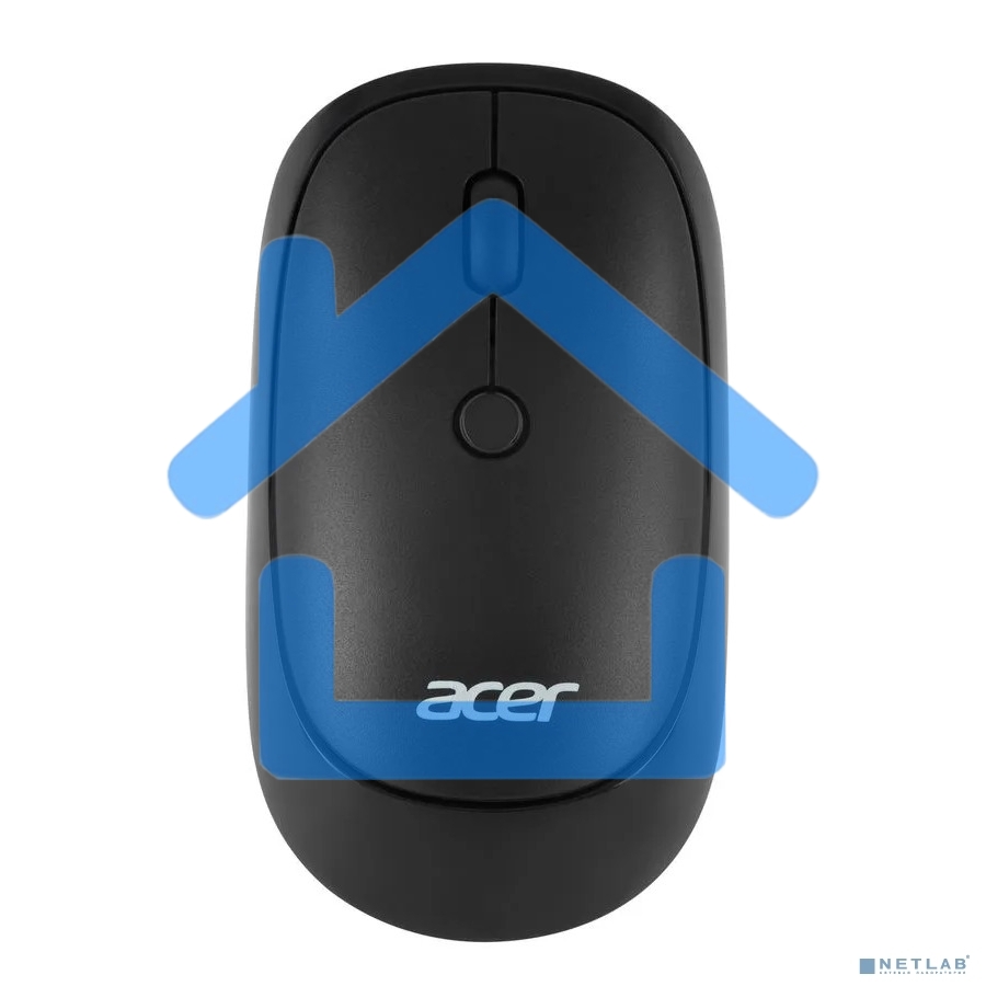 Мышь беспроводная Acer OMR137 черный, 1600 dpi, радиоканал, USB, кнопки - 4