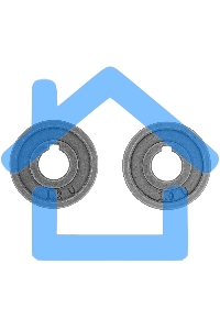 Подающий ролик, U профиль под алюминиевую проволоку 1,0-1,2 мм, 2 шт Denzel