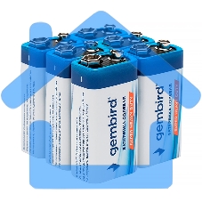 Батарейки солевые Gembird GB-6F22-6B, тип Крона(6F22), 6шт, коробка