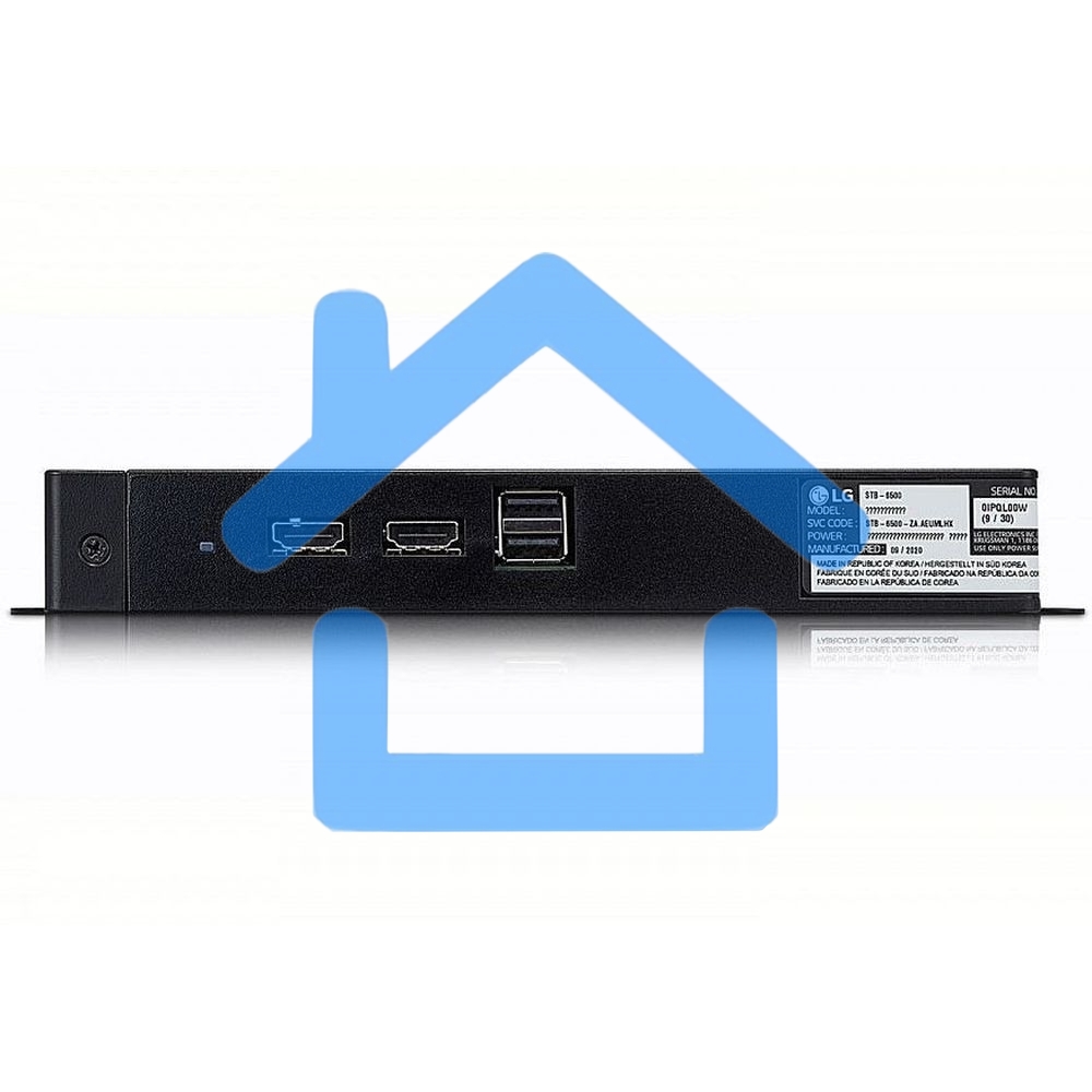 Приставка LG STB-6500/ Приставка с поддержкой гостиничного ПО Pro:Centric,ОС webOS 5.0; DVB-T2/C/S2/RS-232C, WiFi