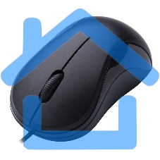 Мышь проводная Oklick 115S черный, 1200 dpi, USB, кнопки - 3