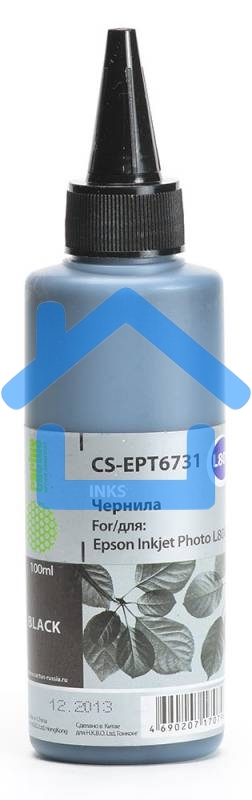 Чернила Cactus CS-EPT6731 черный (100мл) Epson L800