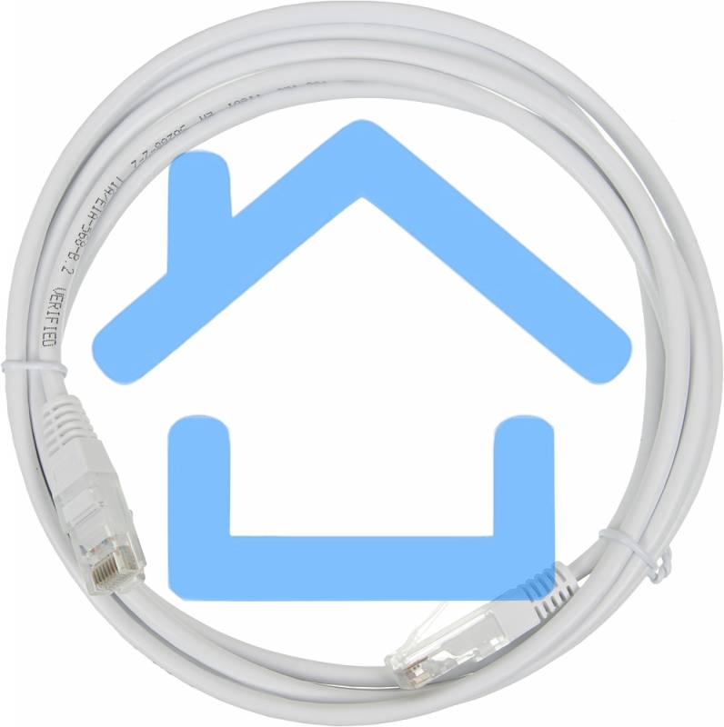 Кабель Патч-корд Lanmaster UTP TWT-45-45-2.0-WH вилка RJ-45-вилка RJ-45 кат.5е 2м белый ПВХ (уп.:1шт)