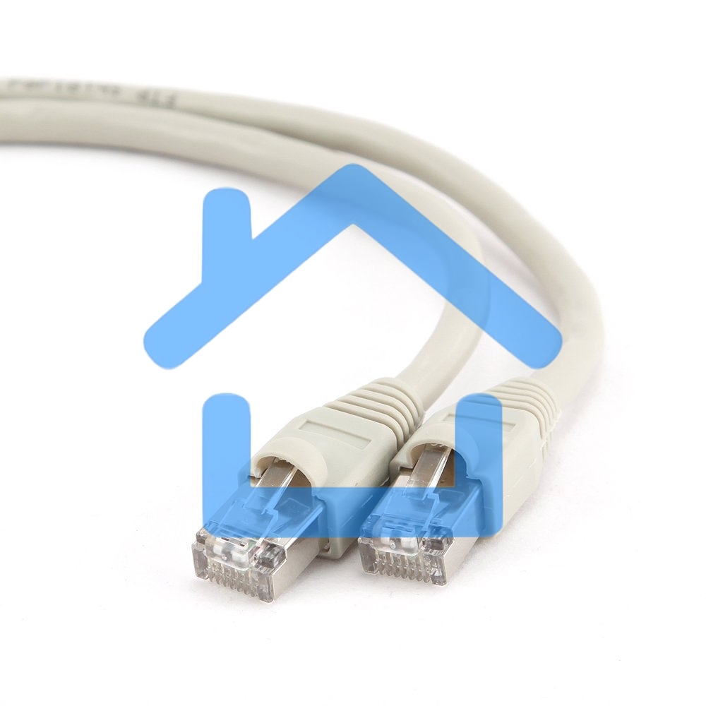 Патч-корд FTP Cablexpert кат.6, 10м, литой, многожильный (серый)