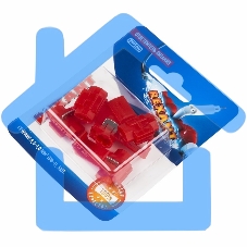 Ответвитель питания Rexant 0.5-1.0 мм², ОВ-1 / 3MY, красный, в упак. 5 шт.