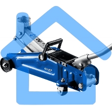 Домкрат ЗУБР 43053-2гидравлический подкатной t30 2т 135-330мм профессионал