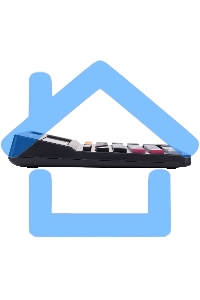 Калькулятор настольный Deli EM01320 черный 12-разр.