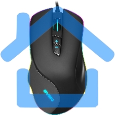 Мышь проводная SVEN RX-G970 черный, 4000 dpi, USB, кнопки - 7