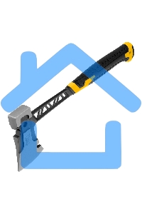 Топор цельнокованый Denzel 600 г, двухкомпонентная обрезиненная рукоятка