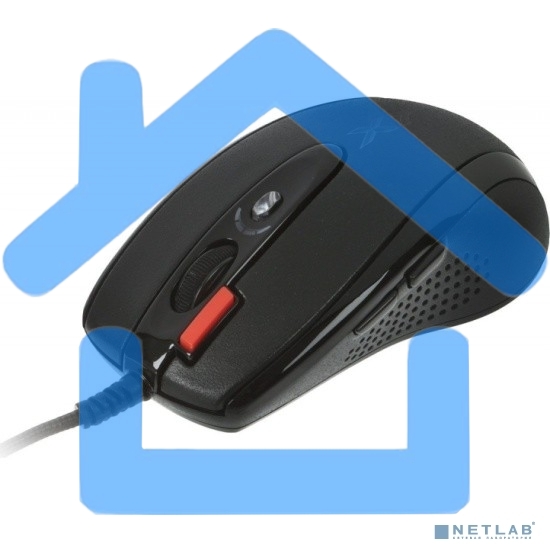 Мышь проводная A4Tech X-710BK черный, 2000 dpi, USB, кнопки - 7