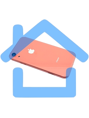 Задняя крышка (корпус) в сборе с рамкой для Apple iPhone XR coral