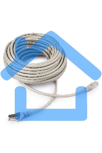 Патч-корд FTP Cablexpert кат.6, 15м, литой, многожильный (серый)