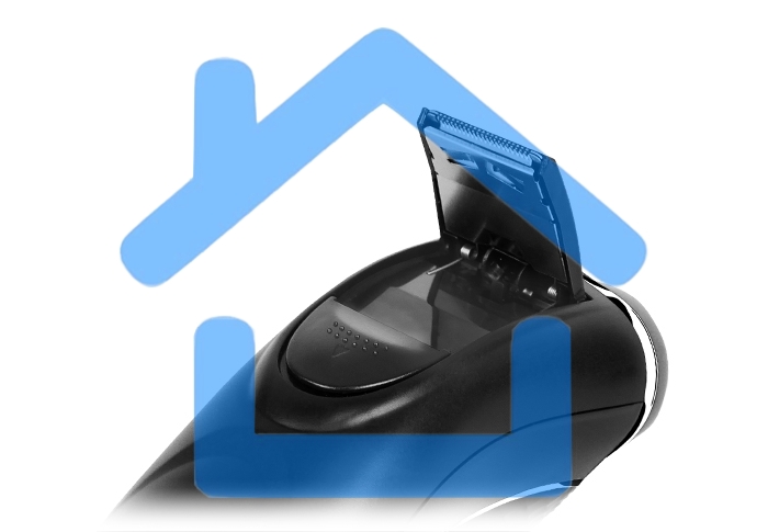 Электробритва Centek CT-2182 ротор, 5 плавающих головок, аккумулятор + работа от сети, влажное бритье