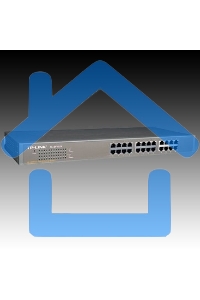 Сетевой коммутатор TP-Link SMB TL-SF1024 Коммутатор 24-port 10/100M Switch, 1U 19-inch rack-mountable steel case