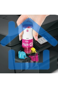 МФУ струйное HP Smart Tank 615 AiO (Y0F71A), A4, цветной, печ. до 22 стр/мин. (ч/б) до 16 стр/мин. (цвет), скан. до 5 стр/мин. (ч/б) 3 стр/мин. (цвет), 1200 x 1200 dpi (ч/б печать, скан.) 1200 x 4800 dpi (печать цвет), USB, Wi-Fi, BlueTooth, Air Print, Mo