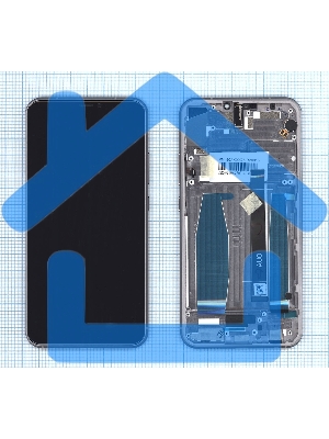 Дисплей для Asus ZenFone 5 ZE620KL серебро с рамкой