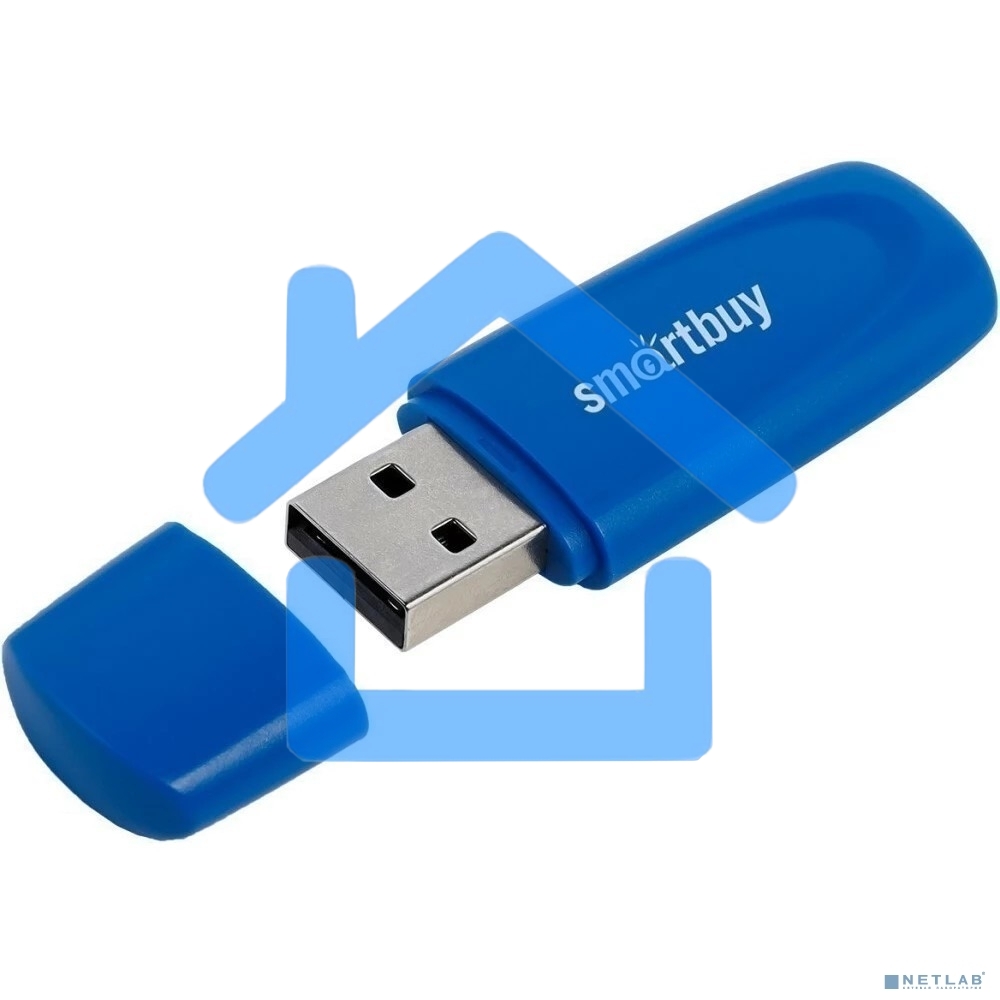 Флешка USB R/W Smartbuy R/W Scout Blue (SB016 Gb2SCB), 16 Gb, USB 2.0, R/W 15/12, синий